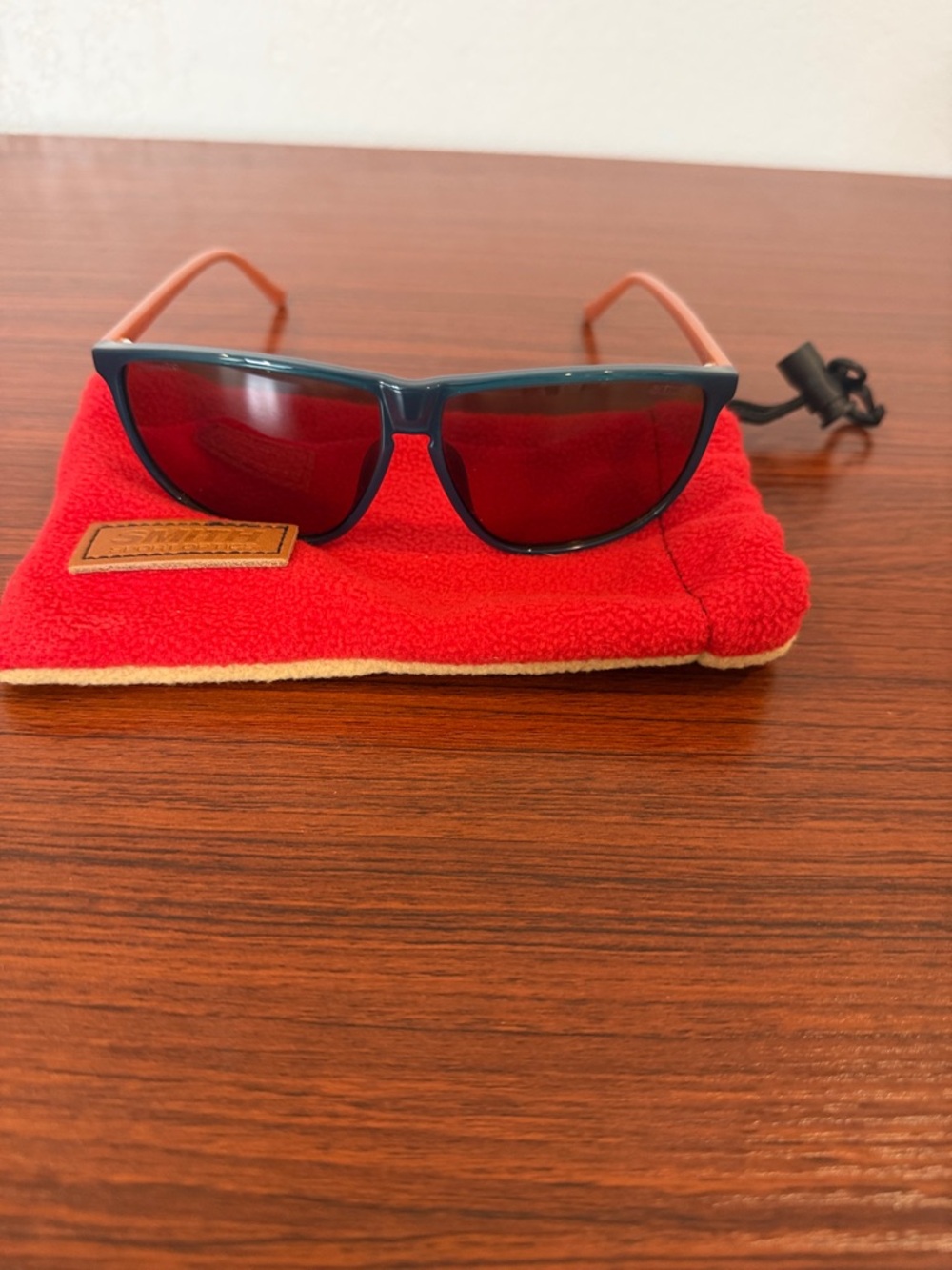 Smith Classic Two-Tone Sunglasses in Navy and Brown